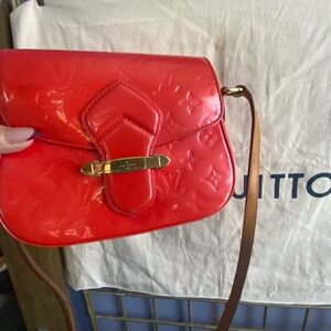 Louis Vuitton Glossy Red Crossbody Bag